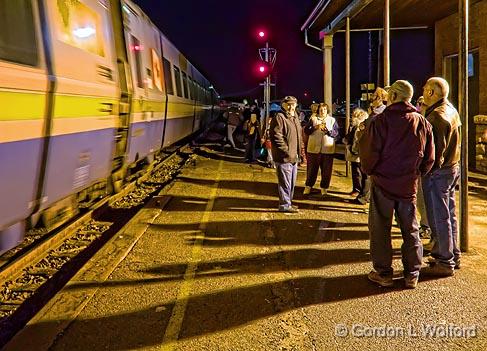 Waiting For The Train_19241.jpg - Photographed at Smiths Falls, Ontario, Canada.